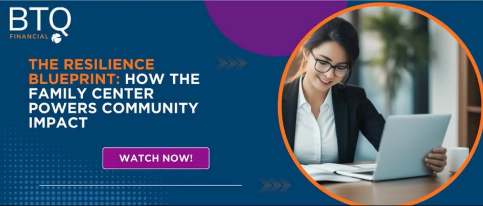 Title card for webinar featuring The Family Center